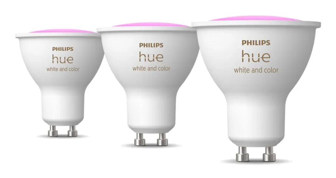 Philips Hue White and Color Ambiance GU10 - Älykäs kohdelamppu, Valkoinen