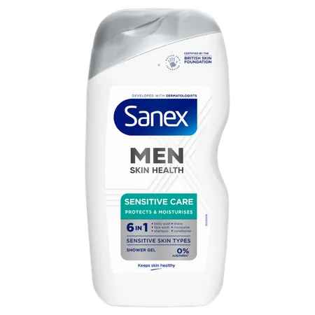 Sanex Men Sensitive Skin Health Suihkugeeli – 400 ml