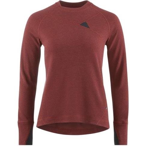 Klättermusen Huge Crew W'S Madder Red - S
