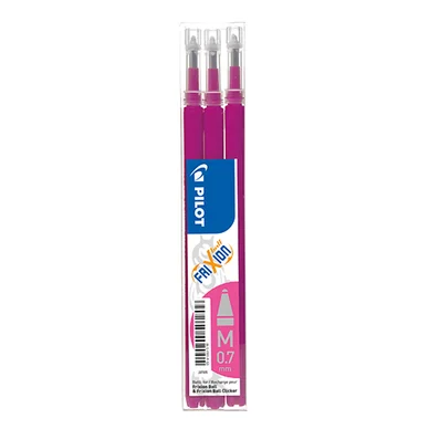 PILOT Täyttö 3-pack FriXion Pyyhittävä muste 0.7 vaaleanpunainen 358142 Vastaa: N/A