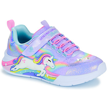 SKECHERS Tennarit 'Unicorn Chaser' turkoosi / keltainen / laventeli / vaalea pinkki