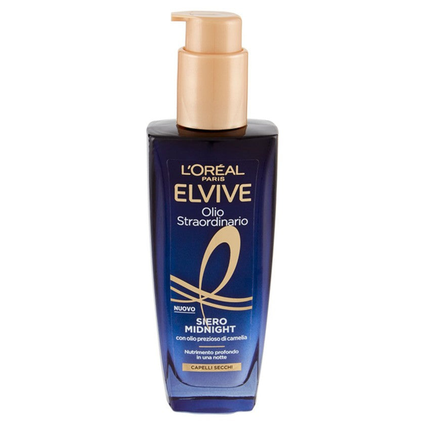 Elvive A Upea Öljyseerumi Midnight Kuiville Hiuksille 100 ml