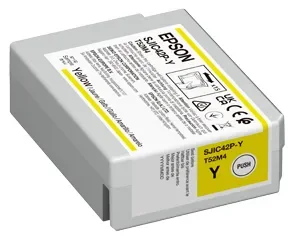 Epson SJIC42P-Y -mustekasetti, 50 ml, keltainen
