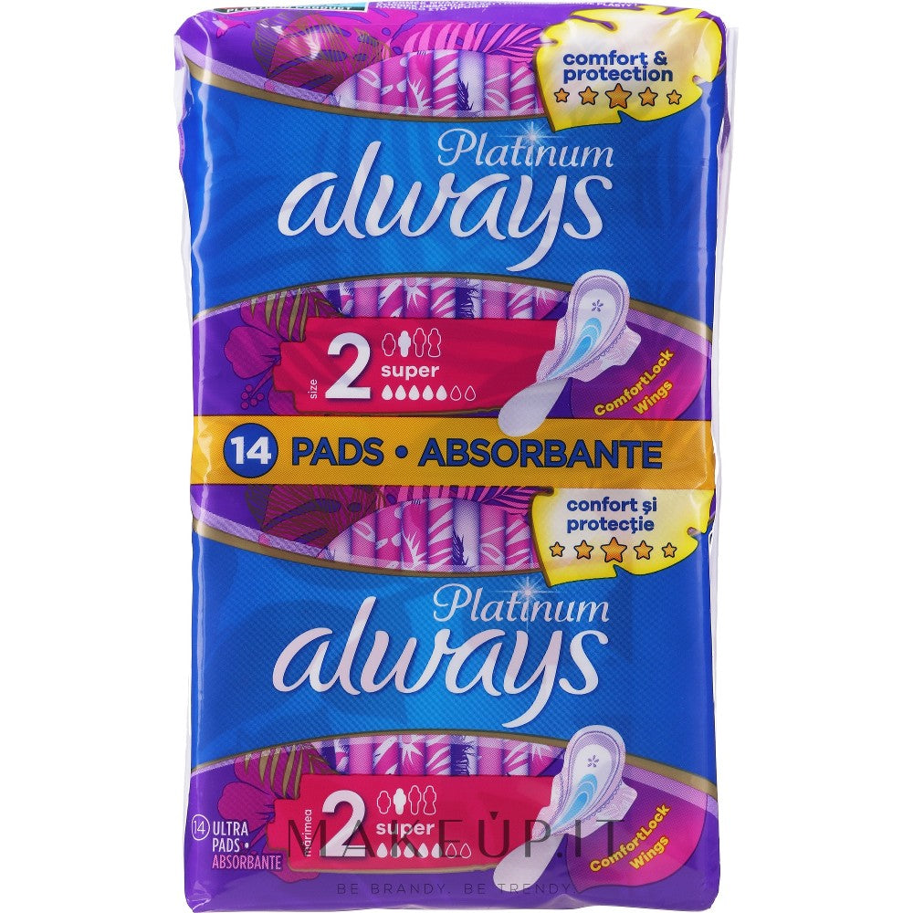 Always Platinum Super Size 2 terveyssiteet 14 kpl
