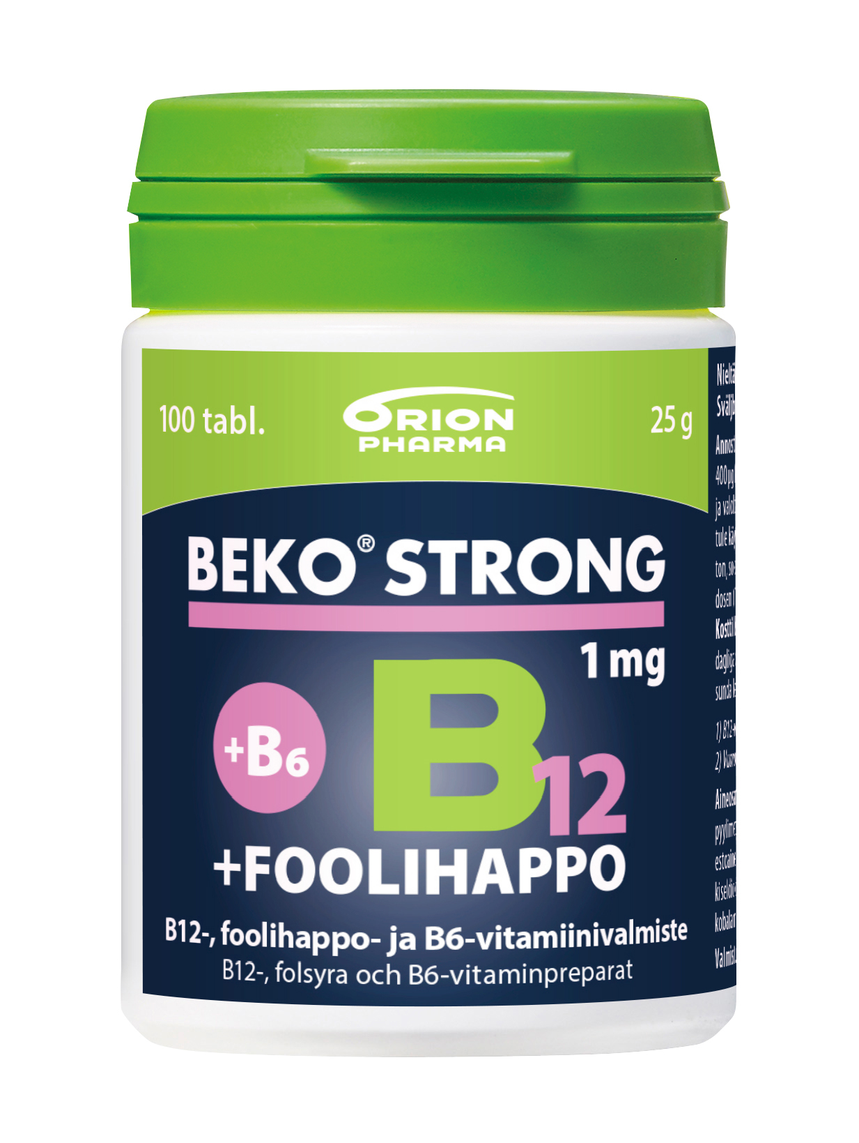 Beko Strong B12+Foolihappo+B6 100 tabl