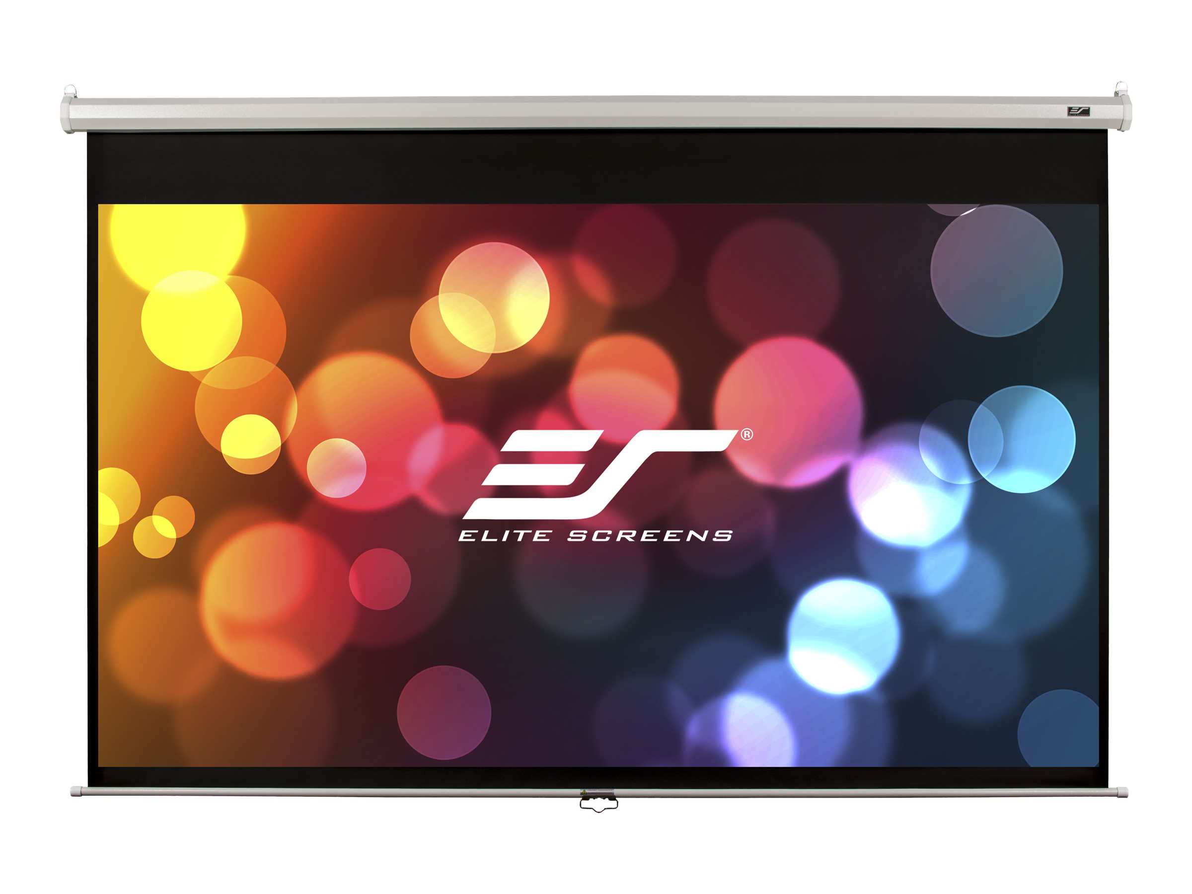 Elite Screens Manual Series M84XWH-E30 - 84" - MaxWhite - Standard-Throw