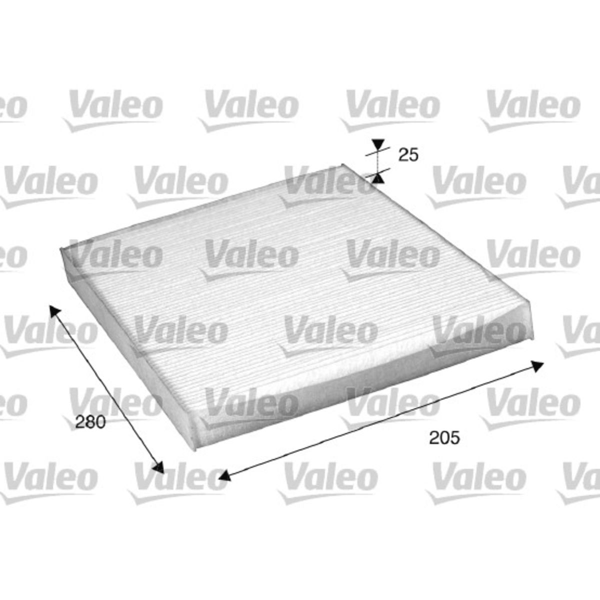 Suodatin, sisäilma VALEO 698885