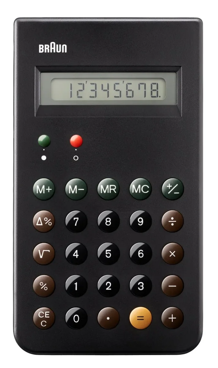 Braun 66030 BNE001BK 8-numeroinen taskulaskin, musta