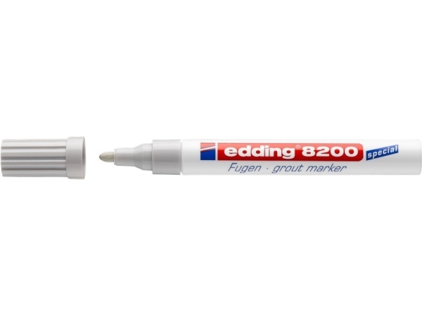 Edding e-8200 grout marker Harmaa