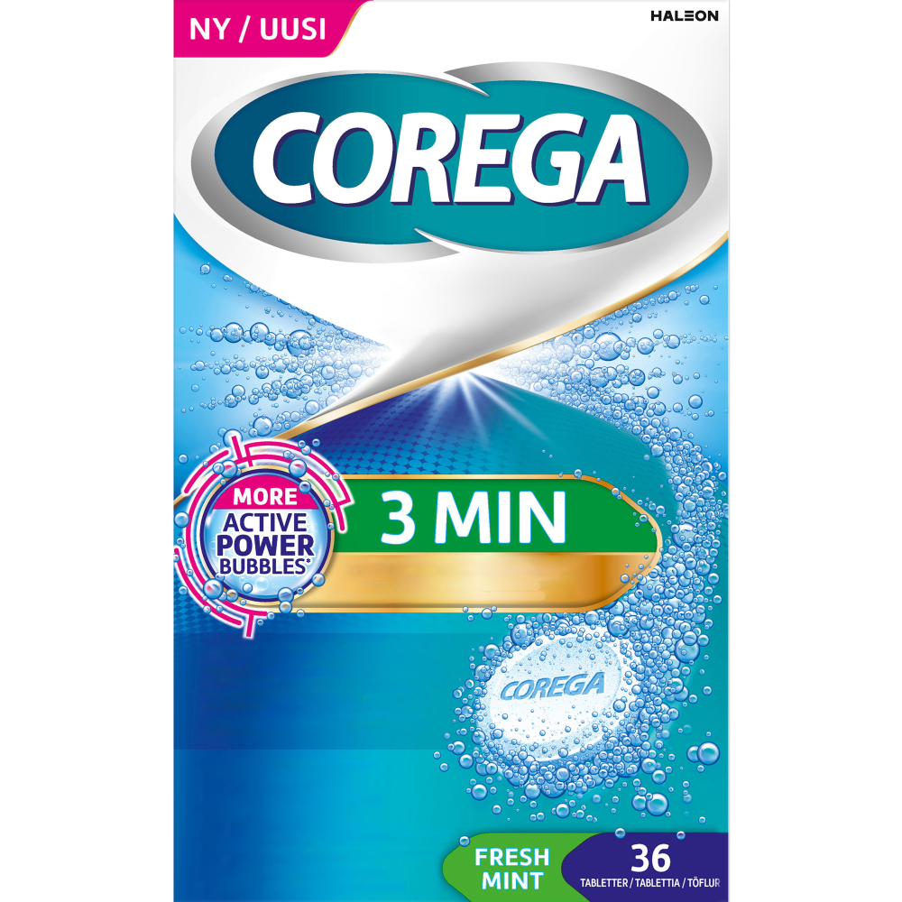 Corega 3Min tabs 36 kpl