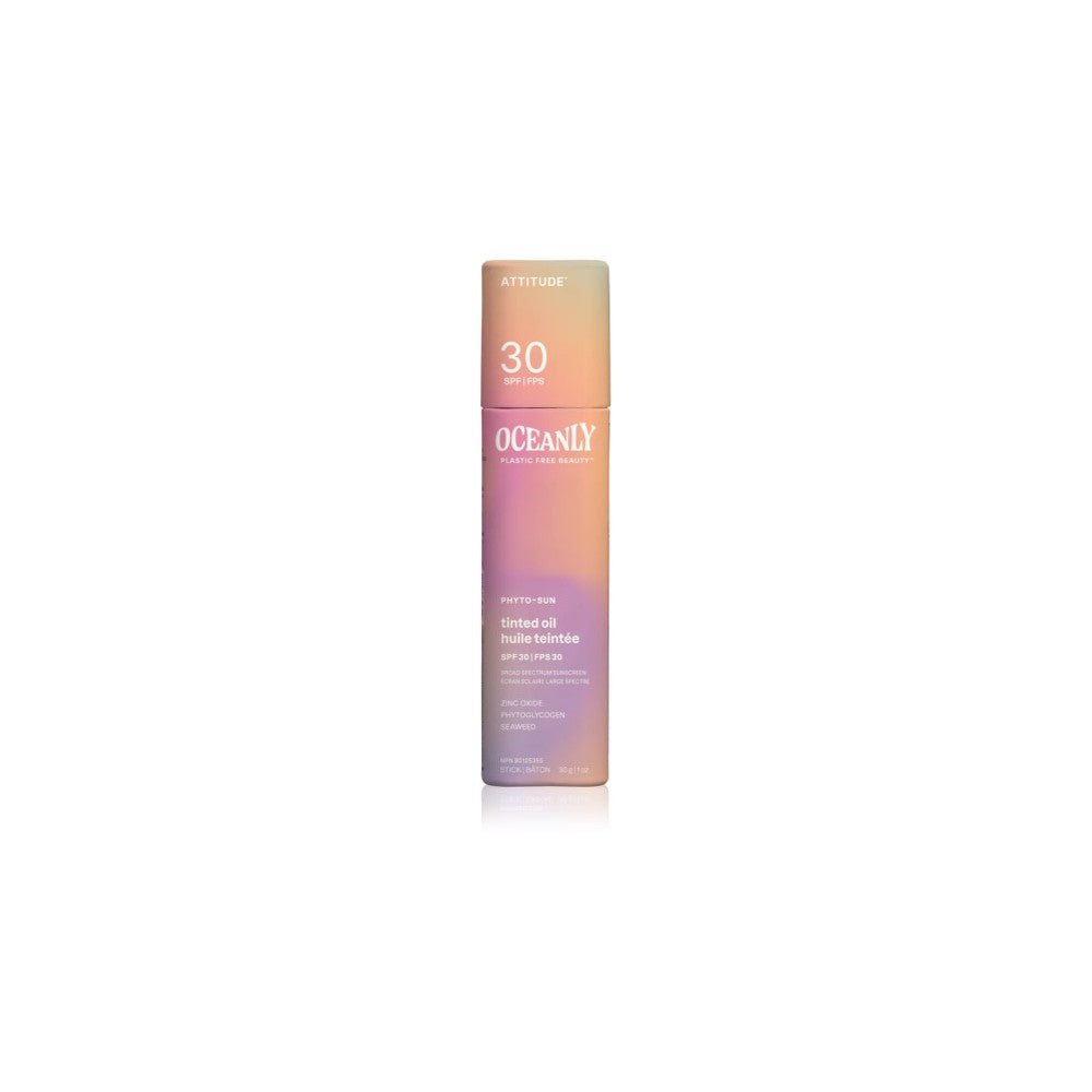 Attitude Oceanly - aurinkovoide sävytetyllä öljyllä PHYTO-SUN SPF 30 30 g