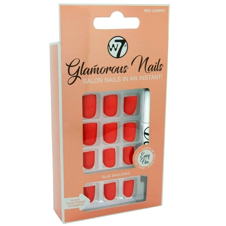 W7 Glamorous Nails Red Carpet - 24 kpl W7 Glamorous Nails Red Carpet - 24 kpl
