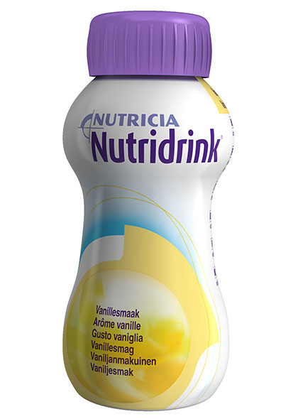 Nutridrink 4X200 ml neste täydennysravintovalmiste vanilja