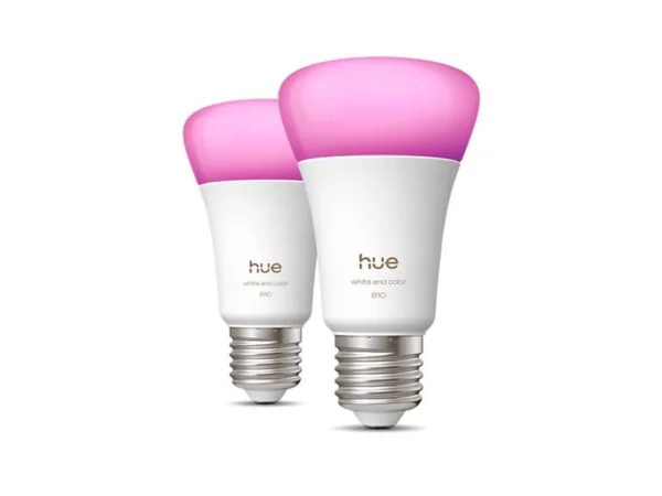 Philips Hue WACA Smart E27 LED, 6 W, 810 lm, CCT RGB, 2 kpl:n sarja