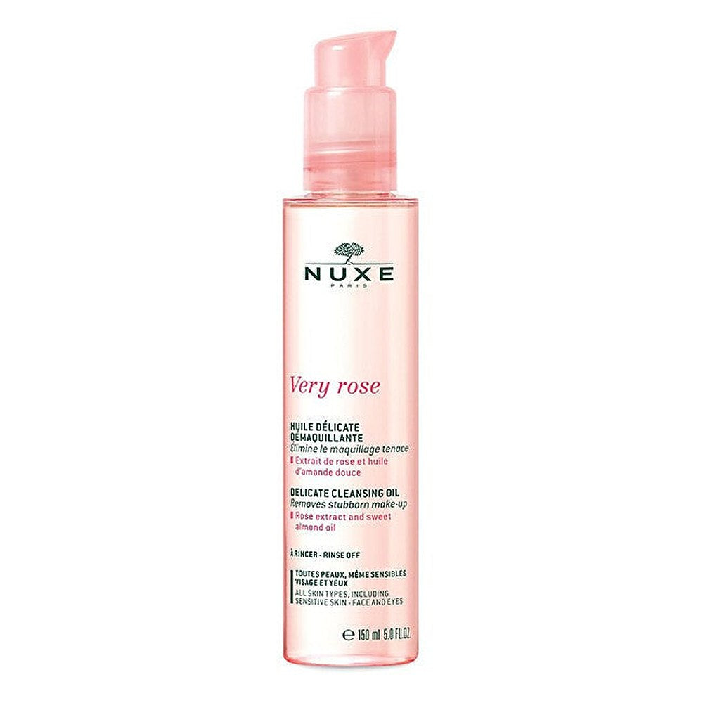Nuxe, Very Rose -puhdistusöljy kasvoille, 150 ml