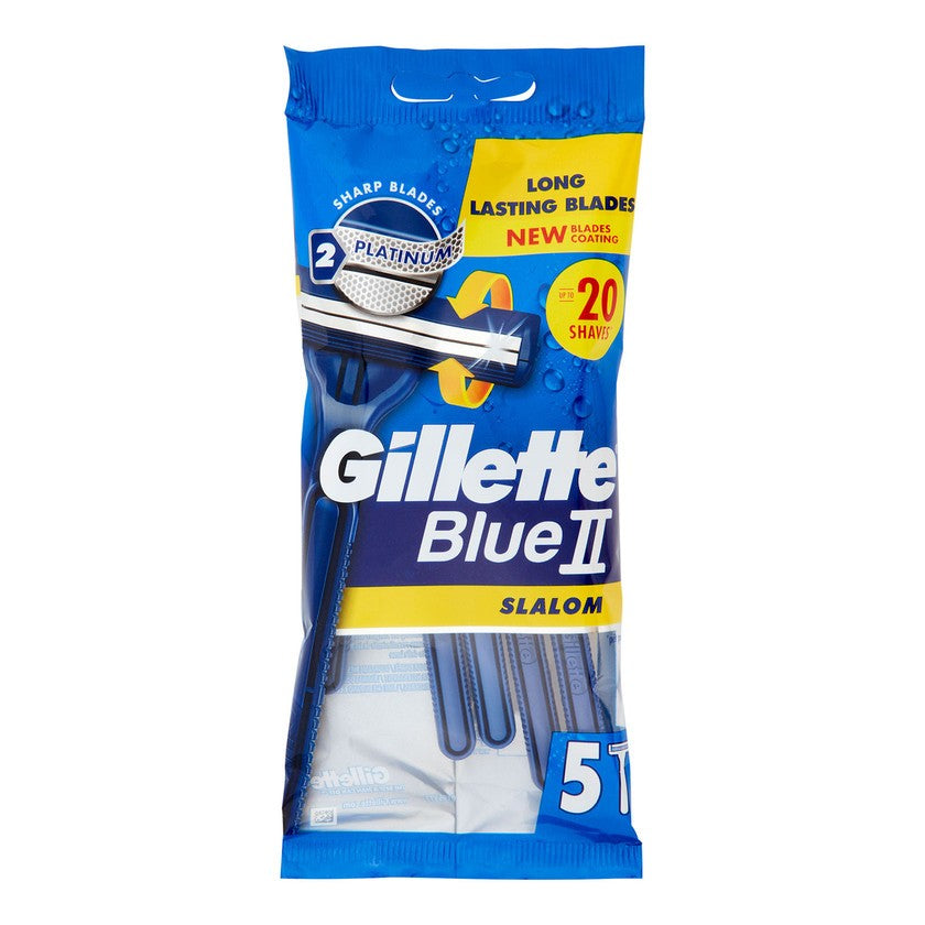 Gillette Sininen Ii Slalom 5 Kappaletta