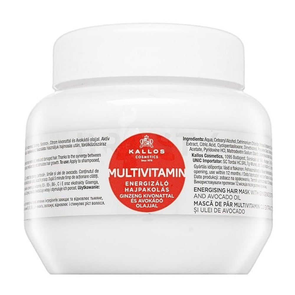 Kallos Maschera multivitaminica energizzante 275 ml — Maschera per capelli