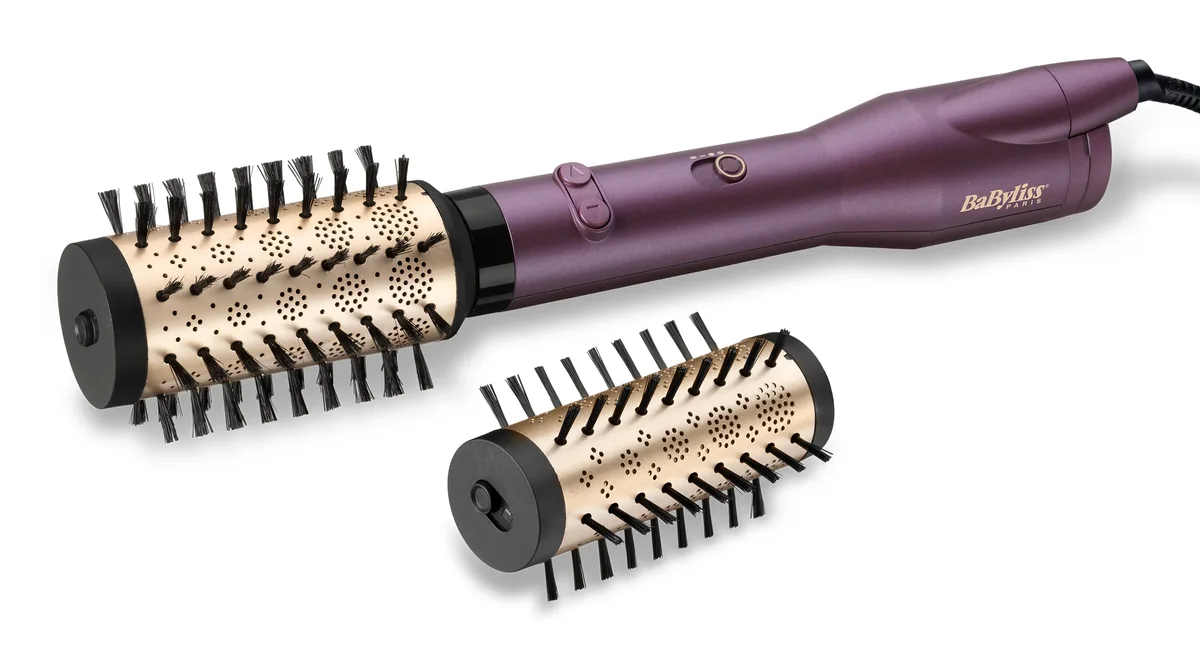 Babyliss AS950E Big Hair Dual Air Styler 2-Piece Set Pink Black