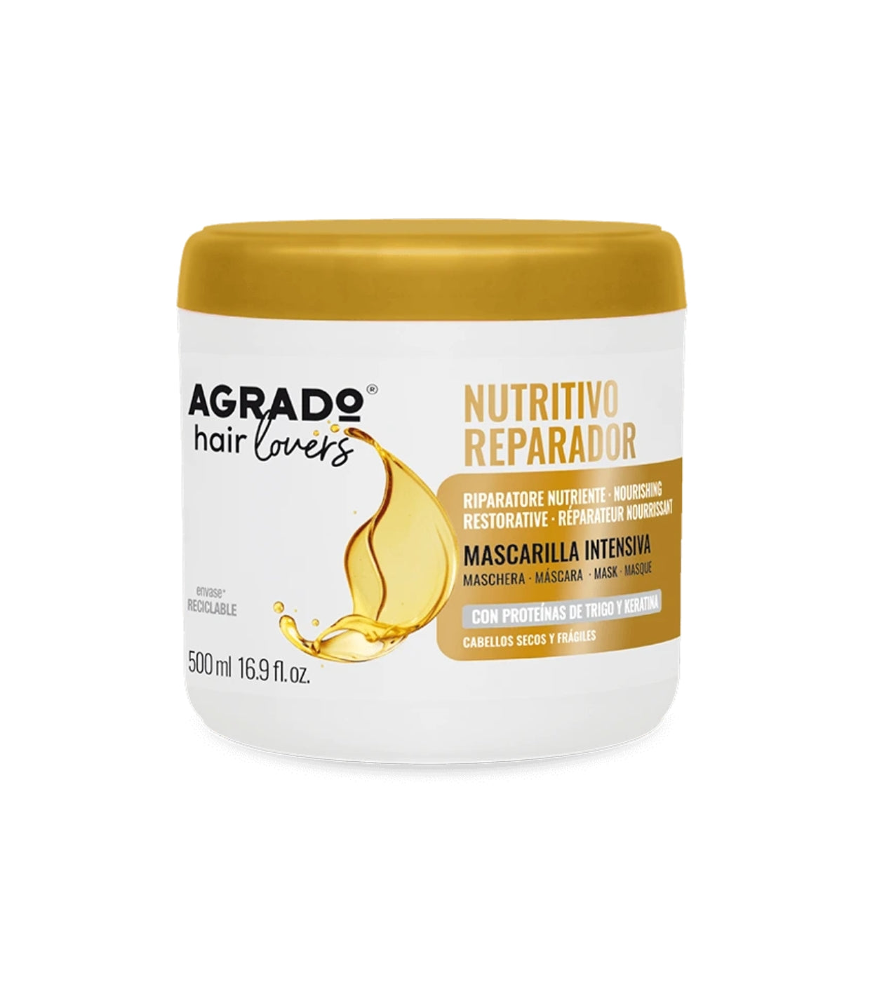 Agrado Ravitseva hiusnaamio 500 ml