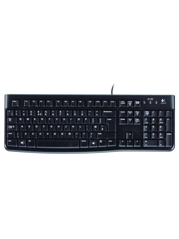 Logitech K120 Näppäimistö for Business - ND - Näppäimistö - Pohjoismainen - Musta