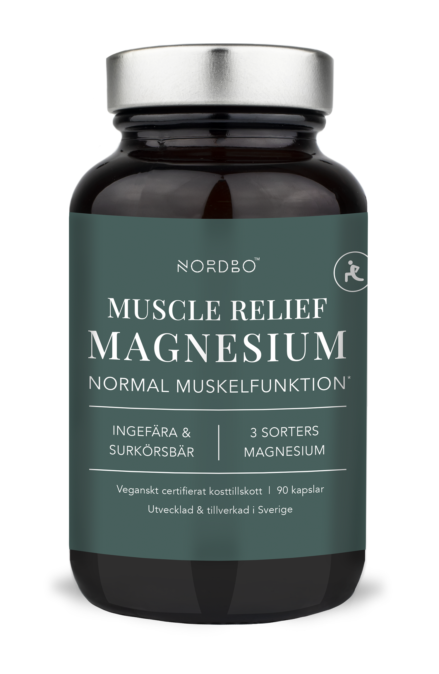 Nordbo Muscle Relief Magnesium 90 kaps