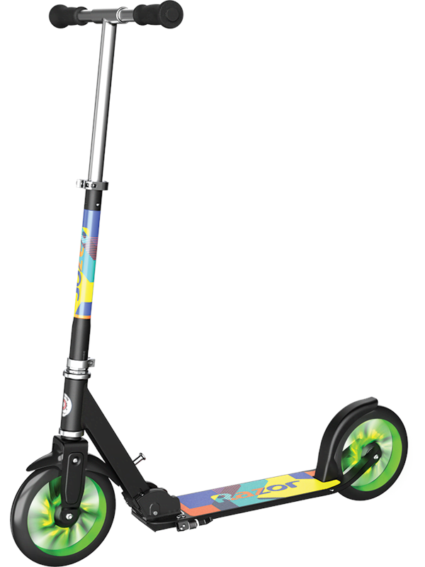 A5 Lux Light Up Scooter - vihreä