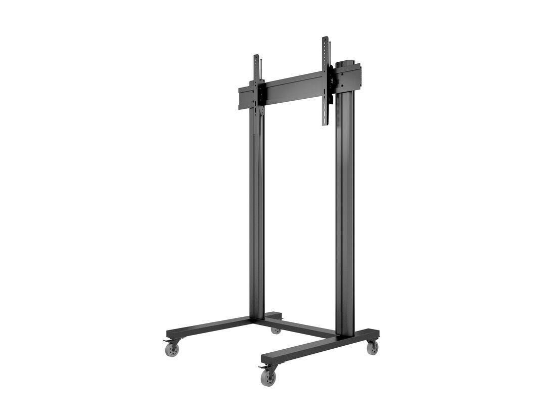 Multibrackets M Public Display Stand 210 Dual Pillar Wheelbase Black - Max 125 kg - recommended for 110"