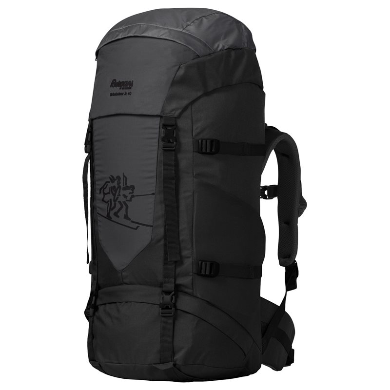 Bergans Birkebeiner Jr 40 Black/Dark Shadow Grey - 40 L