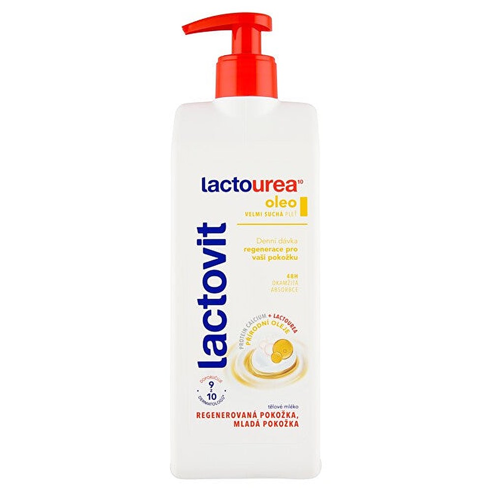 Lactovit LactoUrea Oleo Regeneroiva vartalovoide erittäin kuivalle iholle - 400ml