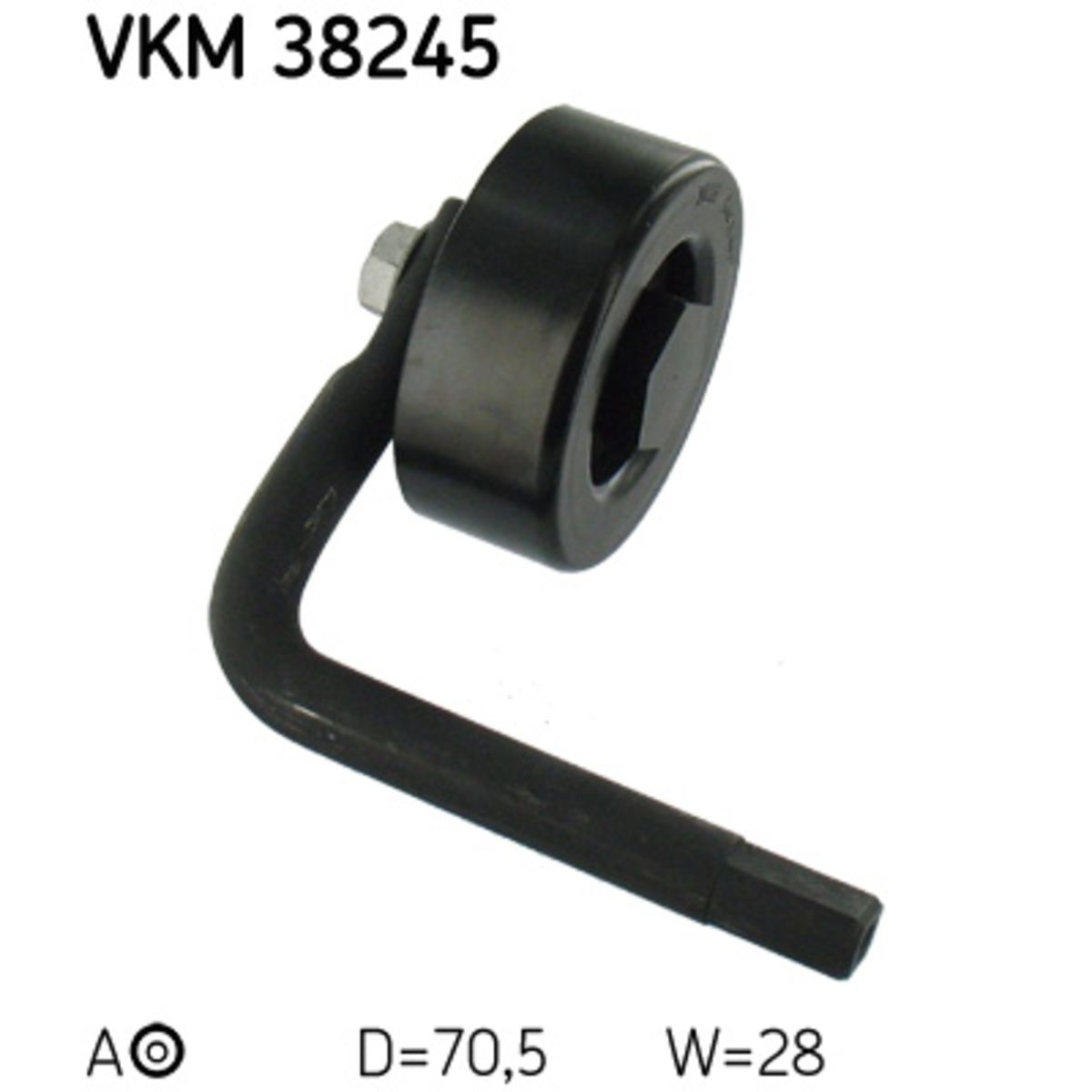 Kiristysrulla, moniurahihna SKF VKM 38245