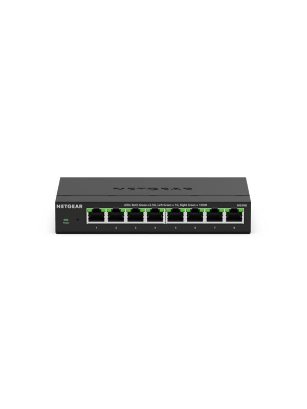 Netgear Ms308 Unmanaged 2.5g Ethernet (100/1000/2500) Black