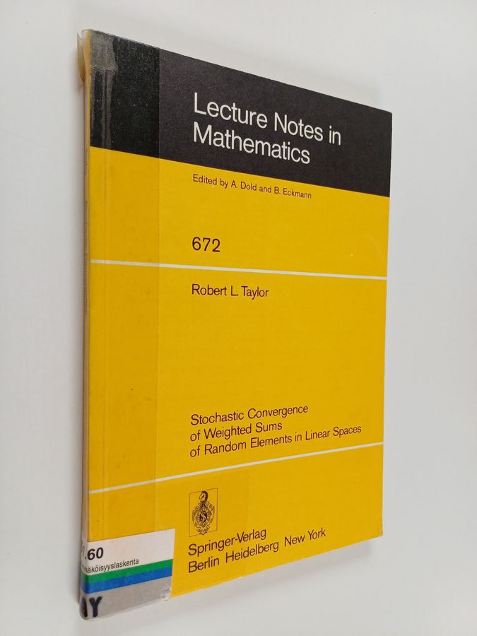 Stochastic Convergence of Weighted Sums of Random Elements in Linear Spaces