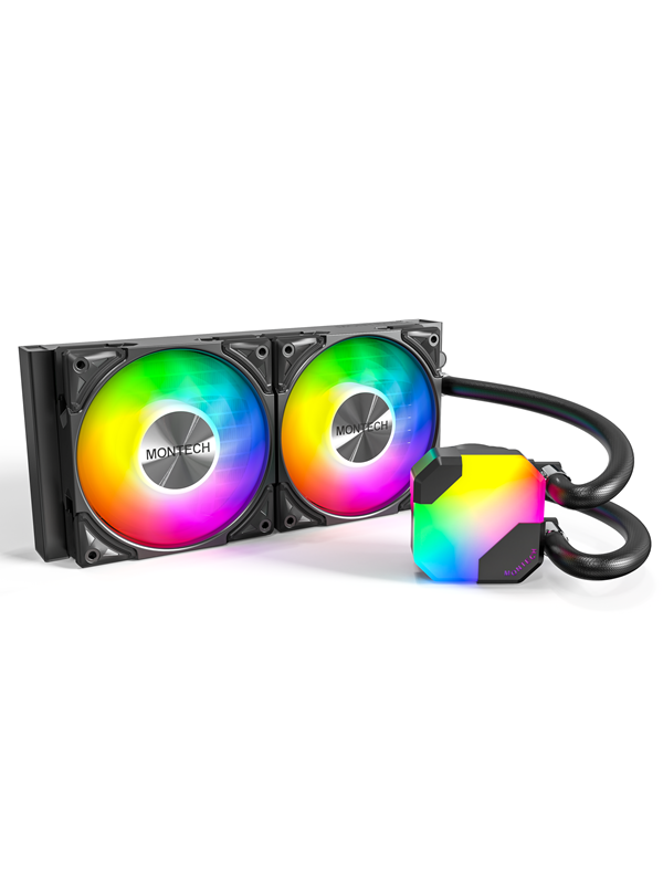 Montech Hyper Flow ARGB 240 - Black - CPU Vesijäähdytys - Max 29 dBA