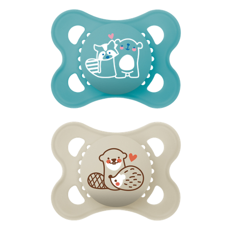 MAM Original Blue Animal Design 2–6 kk Tutti – 2 kpl