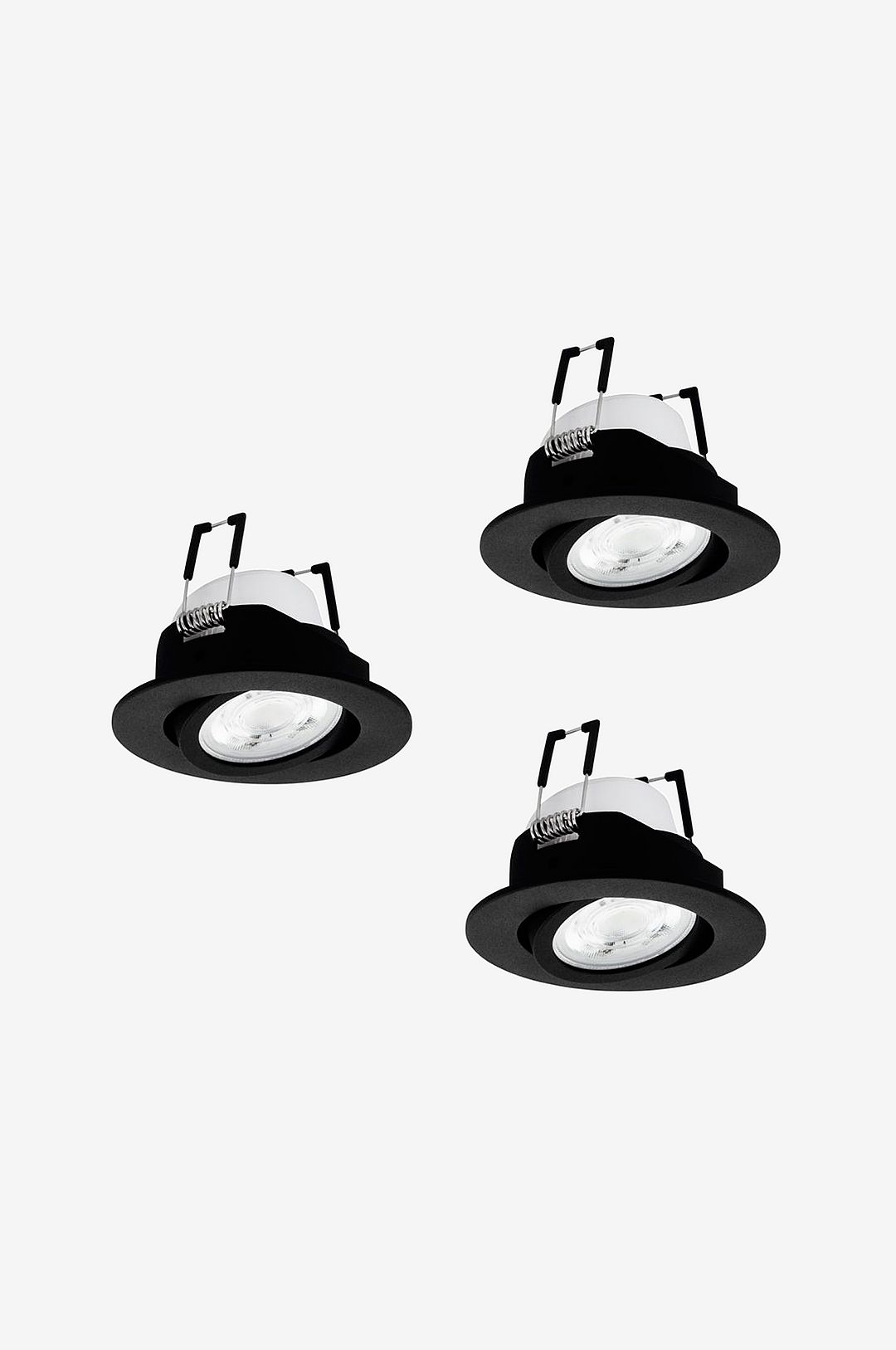 EGLO SALICETO-Z dowlights Ø88 RGB/CCT 3X490lm, black