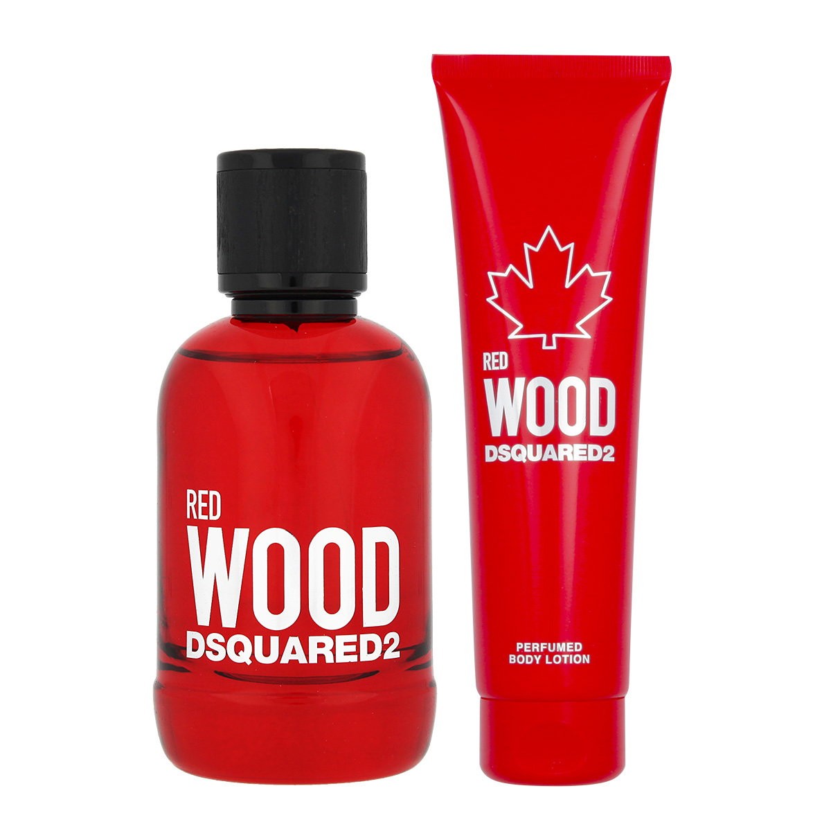 Setti Dsquared 2: Red Wood Eau De Toilette naisille 100 ml + Red Wood vartalovoide 150 ml