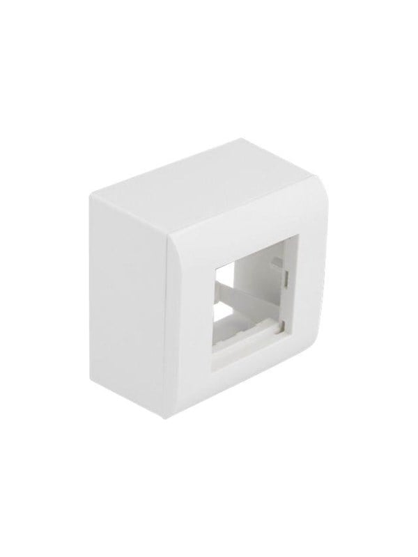 DeLOCK Surfacemounted Housing Easy 45 Modules 82 x 82 mm white