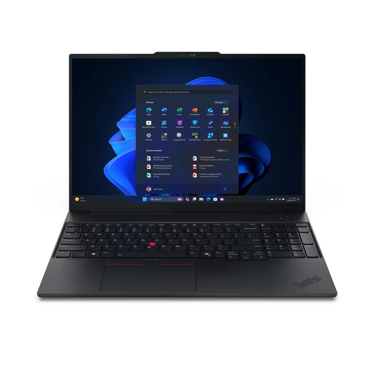 Lenovo ThinkPad E16 Gen 3 (Intel) 16" Ultra 5 226V, 16 Gt, 512 Gt, Arc Graphics 130V, Win 11 Pro -kannettava, musta