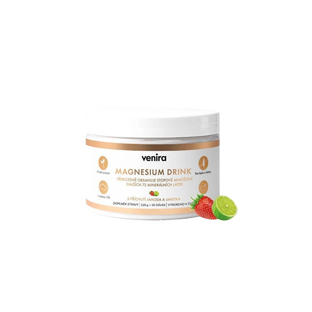 Venira Mansikka-lime magnesiumjuoma 120g