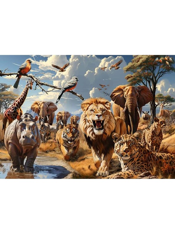 Educa 1000 Wild Animals