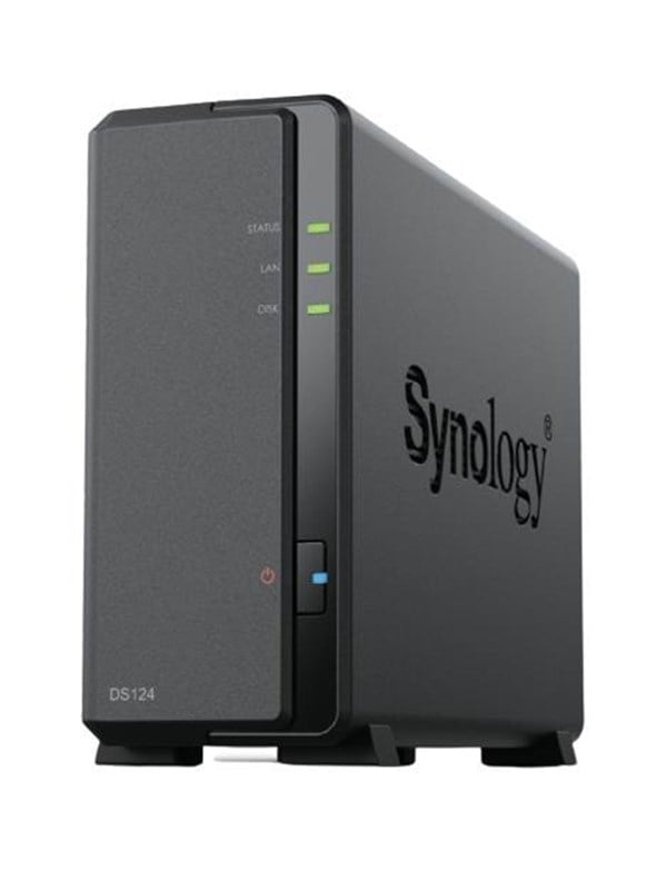 Synology DiskStation DS124 - 1-paikkainen NAS-palvelin, Musta