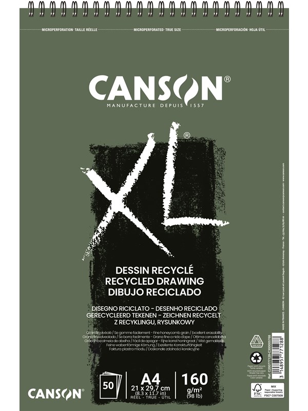 Canson XL Recycle 50 Arkkia 160 g A4
