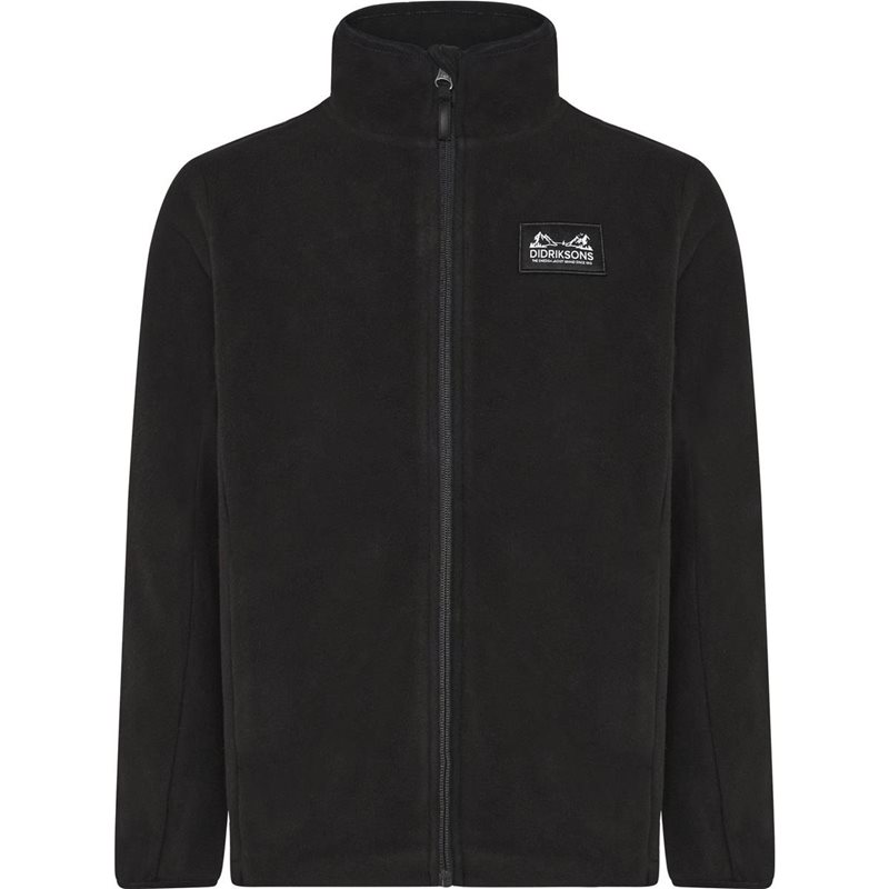 Didriksons Malakit Kids Fz Black - 130 cl