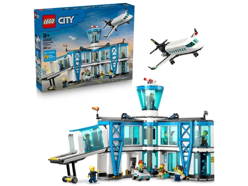 LEGO City 60502 Lentokenttä ja lentokone