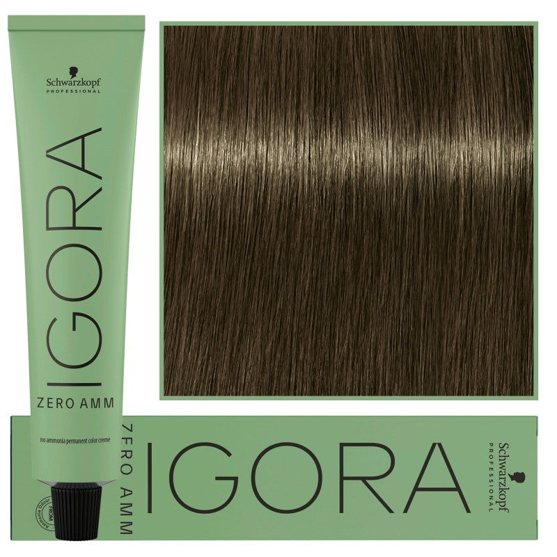 Schwarzkopf Professional Igora Zero Amm Hiusten Värjäys 60ml 6-31 | Tuhka Tumma Matta Blond