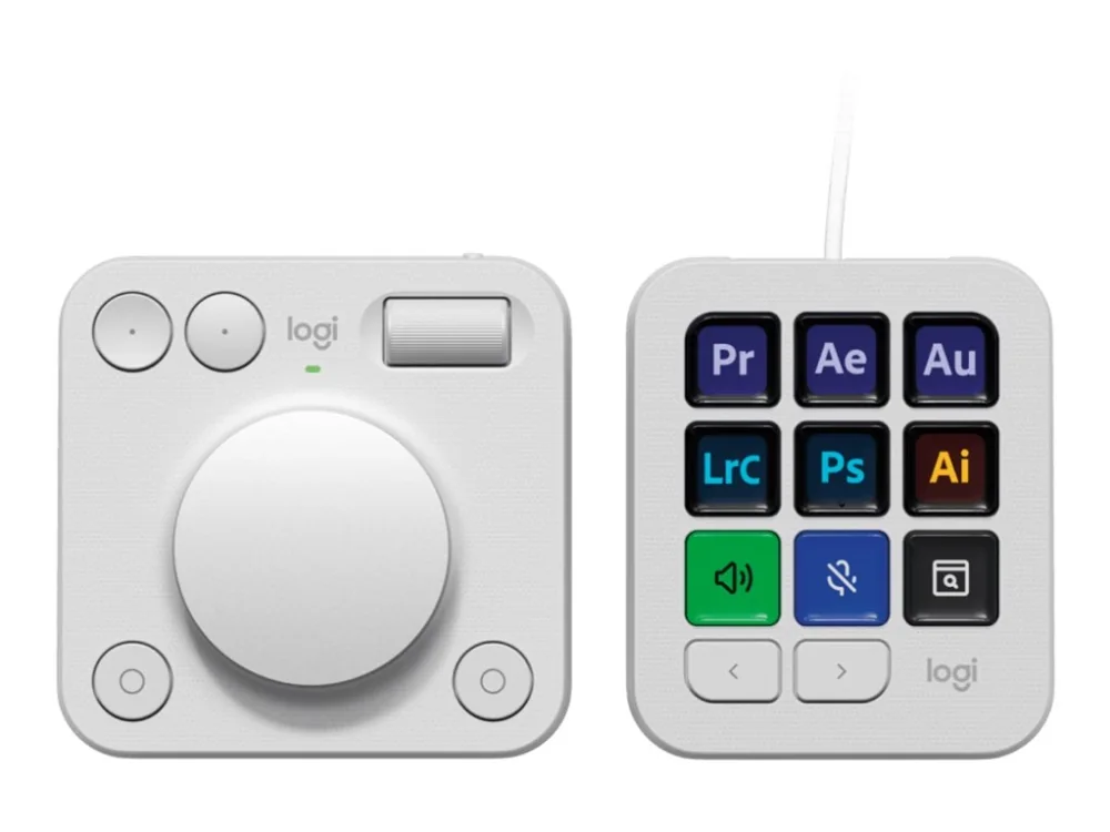 Logitech MX Creative Console - Pale Grey