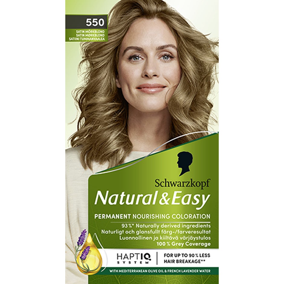 Schwarzkopf Natural & Easy 550 Satin Mørkeblond 60 ml