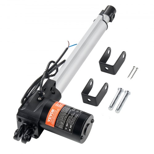 VEVOR Linear Actuator 12V 25.4 cm Heavy Duty 598.7 kg/6000N 0.5 cm/s IP44 Protection