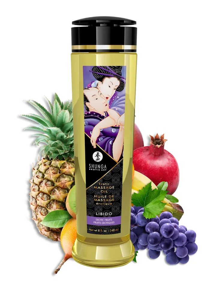Shunga - Erotic Massage Oil, Libido, 240 ml