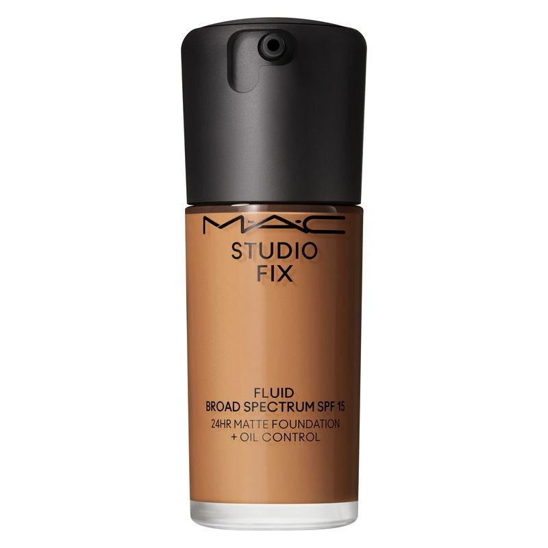 MAC Cosmetics Studio Fix Fluid SPF 15 24HR Matte + Oil Control mattapintainen meikkivoide SPF 15 väri NW40 30 ml